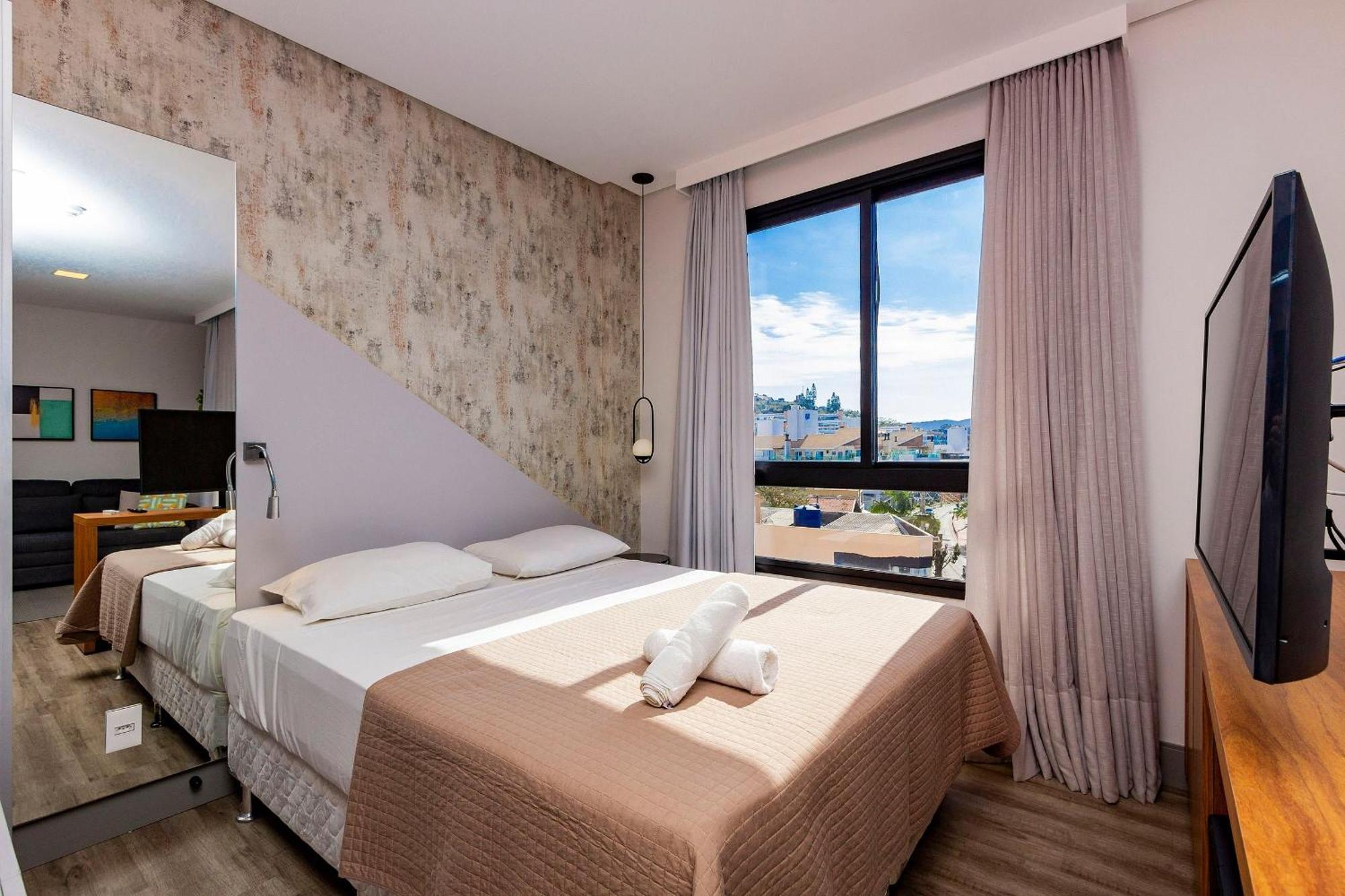 Aion Suites 302 - Lindo Apartamento Com Vista Para O Mar, A 60M Da Praia De Bombinhas, Com Piscina E Academia No Rooftop. Екстериор снимка