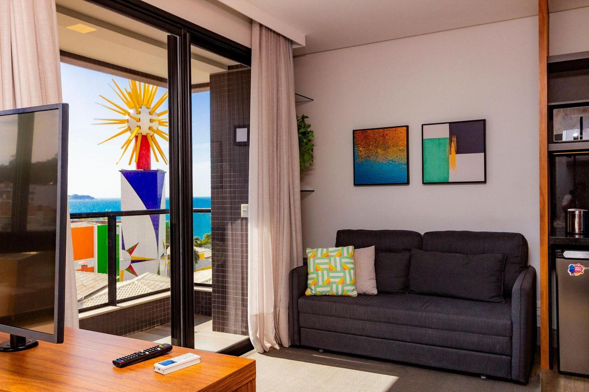 Aion Suites 302 - Lindo Apartamento Com Vista Para O Mar, A 60M Da Praia De Bombinhas, Com Piscina E Academia No Rooftop. Екстериор снимка
