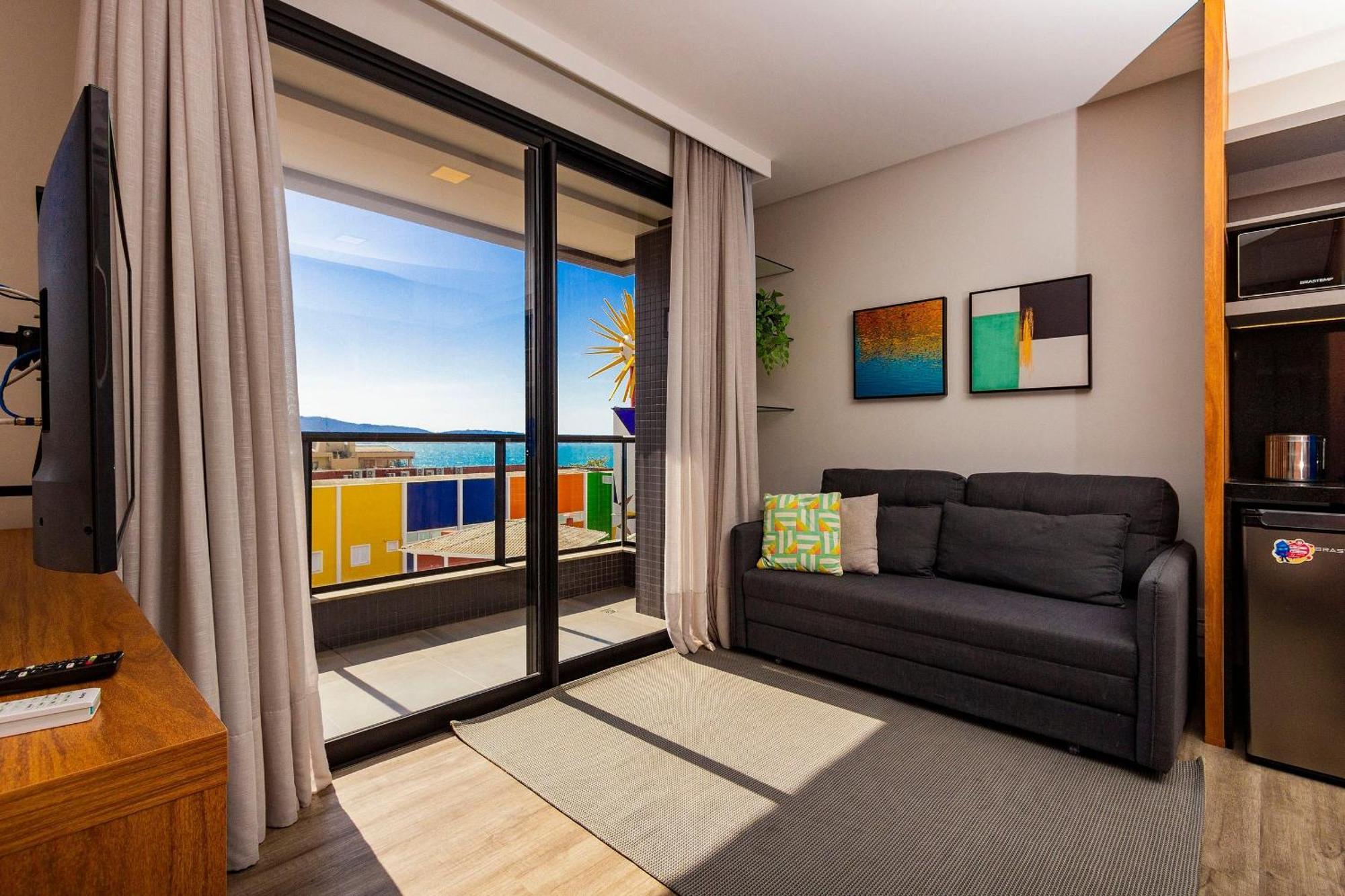 Aion Suites 302 - Lindo Apartamento Com Vista Para O Mar, A 60M Da Praia De Bombinhas, Com Piscina E Academia No Rooftop. Екстериор снимка