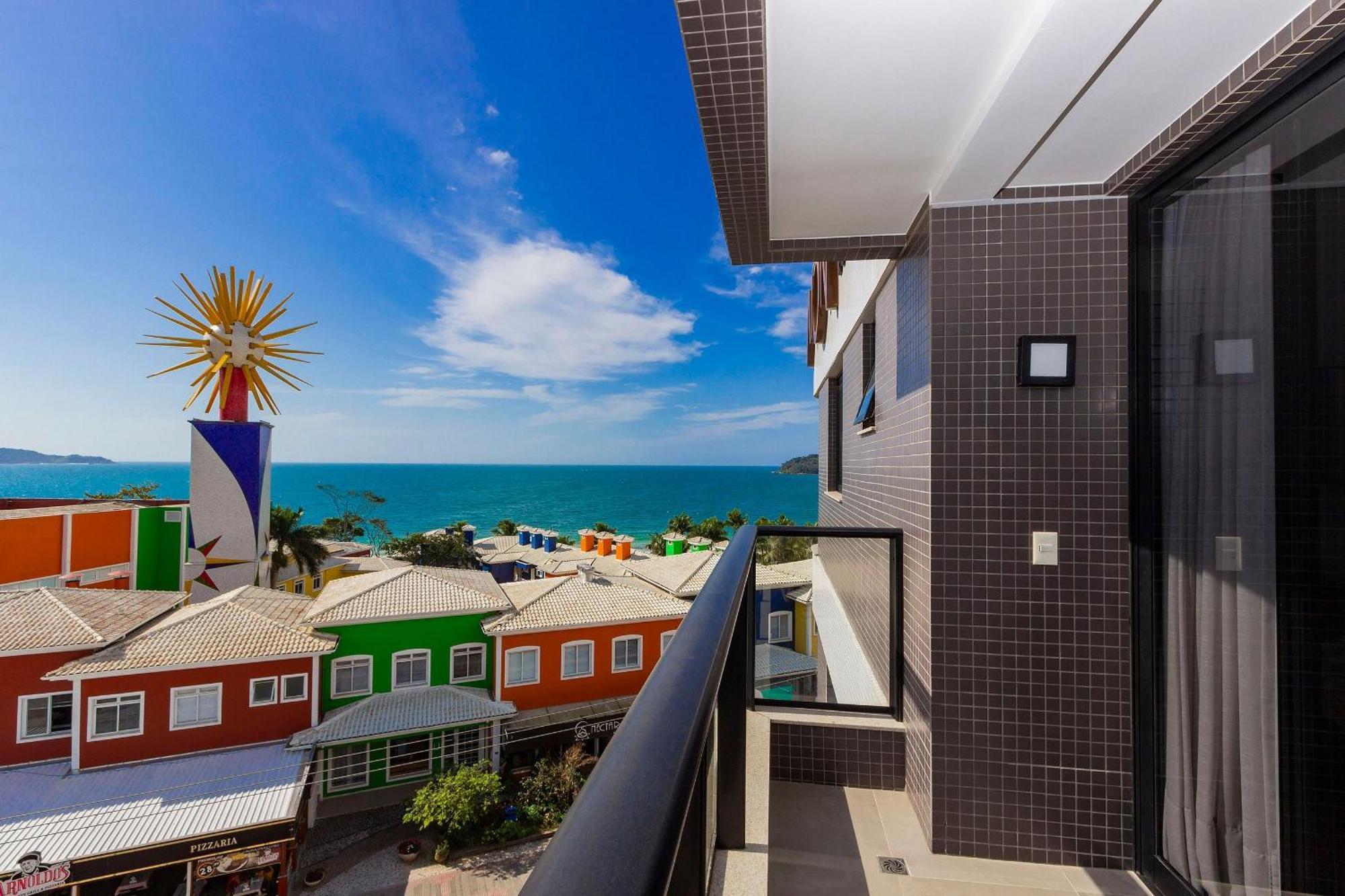 Aion Suites 302 - Lindo Apartamento Com Vista Para O Mar, A 60M Da Praia De Bombinhas, Com Piscina E Academia No Rooftop. Екстериор снимка