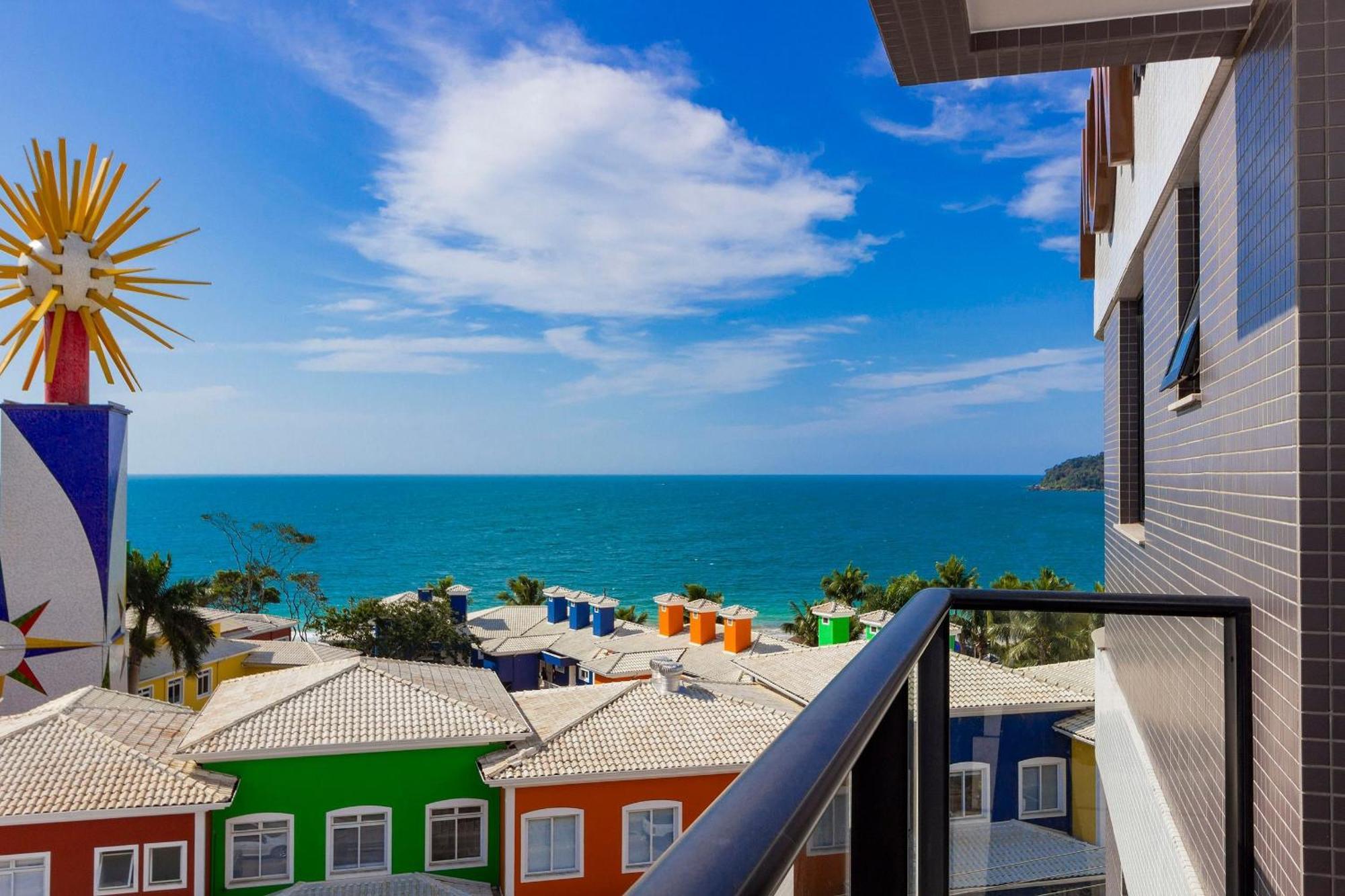 Aion Suites 302 - Lindo Apartamento Com Vista Para O Mar, A 60M Da Praia De Bombinhas, Com Piscina E Academia No Rooftop. Екстериор снимка